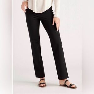 Quince Black Straight Leg Pants